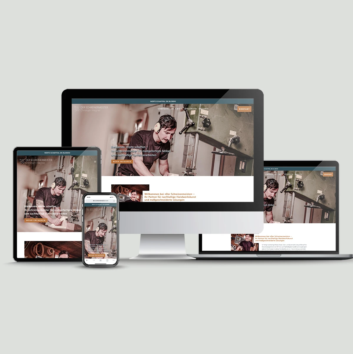 webdesign für Der Schreinermeister