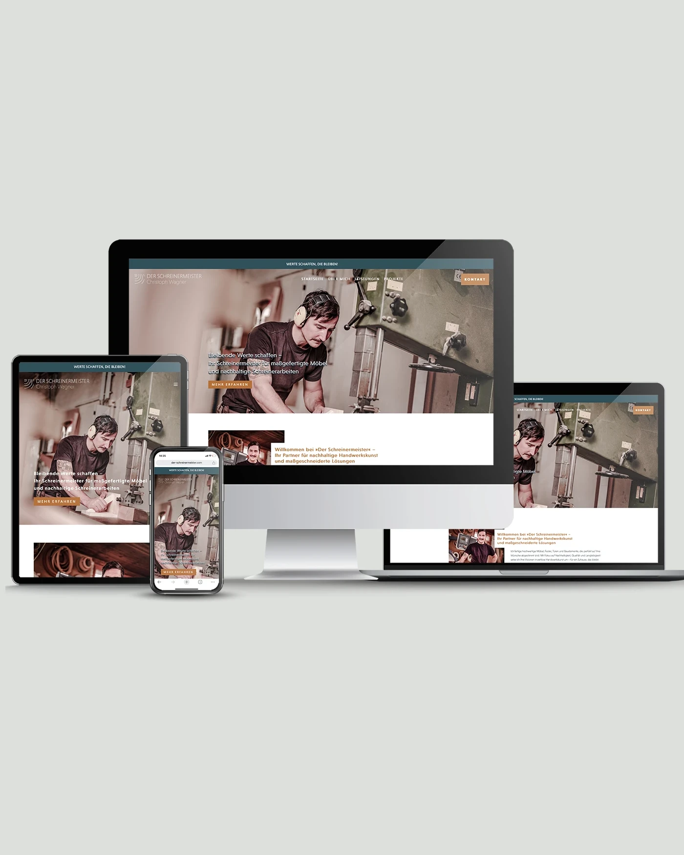 Webdesign für Handwerksbetrieb aus der Oberlausitz